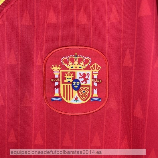Nuevo 1ª Camiseta Espana Retro 1990 1991 Rojo Baratas